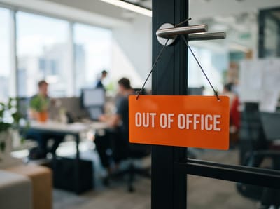 Turn Your Out-of-Office Message Into a Career-Boosting Billboard
